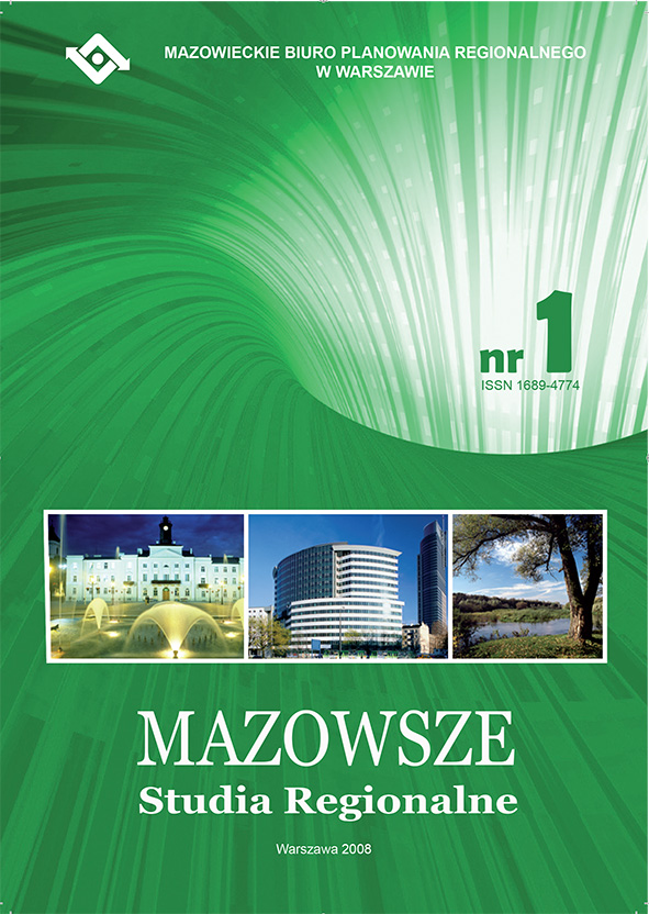 Mazovia Regional Studies 2008/1